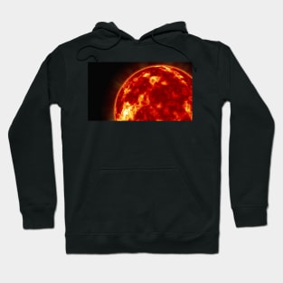 The Sun's Surface Close-Up - Red Hoodie